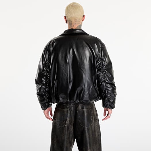 トワパパ　スカーフェイス　IT´S MY　未使用　レザージャケット　4XL Jackets MISBHV Faux Leather Puffer Bomber Jacket Black (251M427