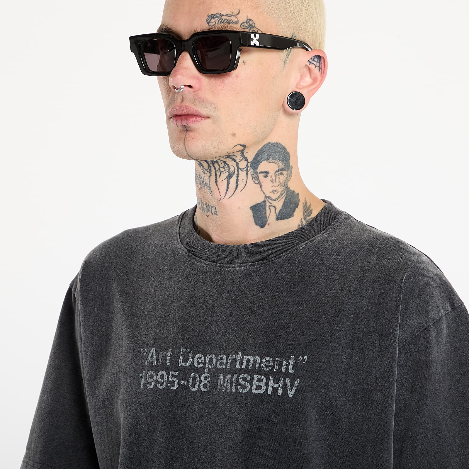 T-shirts MISBHV Basic T-Shirt Washed Black