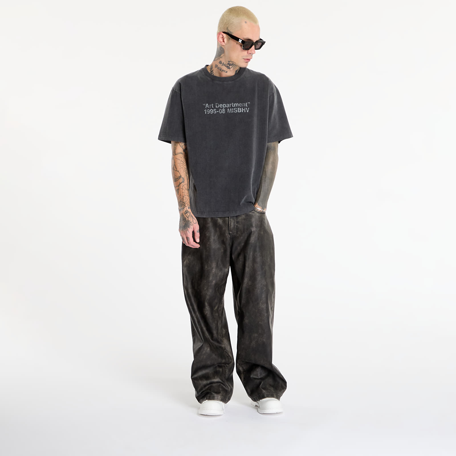 T-shirts MISBHV Basic T-Shirt Washed Black
