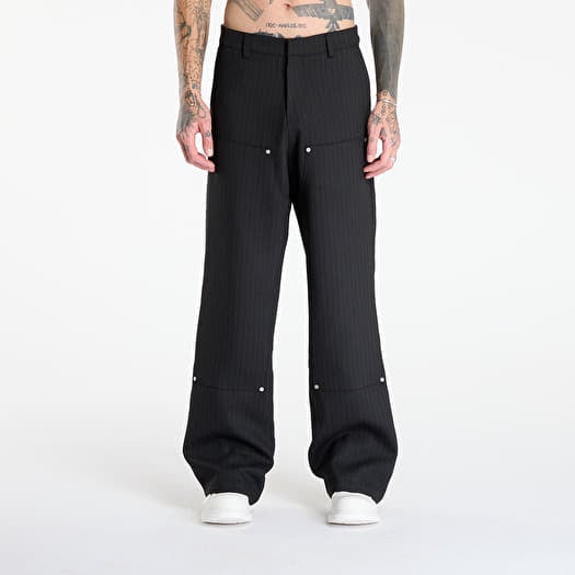MISBHV Pinstripe Carpenter Trousers  Black
