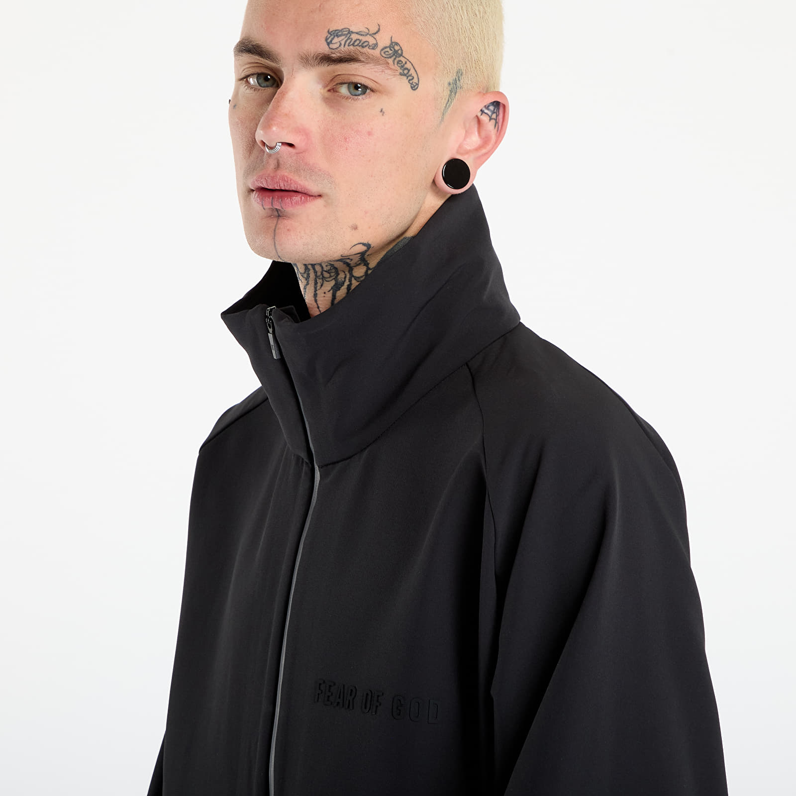 Men's jackets adidas x Fear Of God Athletics Brushback Woven Storm Jacket Black