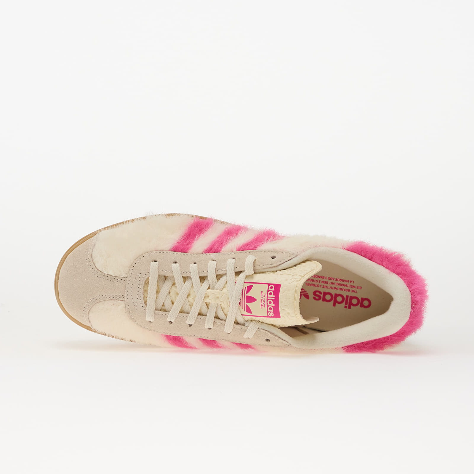 Γυναικεία παπούτσια adidas Gazelle Bold W Crew White/ Shock Pink/ Gold Metallic