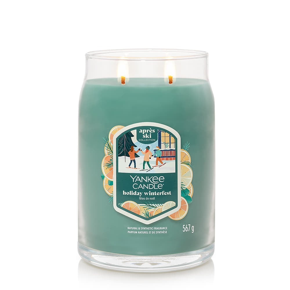 andere Accessoires Yankee Candle Signature Large Jar 2 Wicks Holiday Winterfest