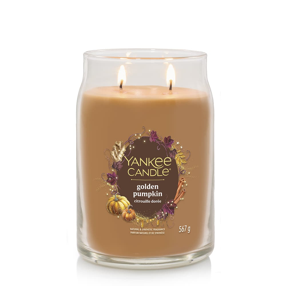 Outros acessórios Yankee Candle Signature Large Jar 2 Wicks Golden Pumpkin