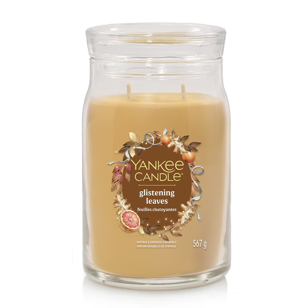 Andra accessoarer Yankee Candle Signature Large Jar 2 Wicks Glistening Leaves