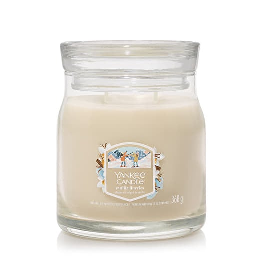 Yankee Candle Signature Medium Jar 2 Wicks Vanilla Flurries