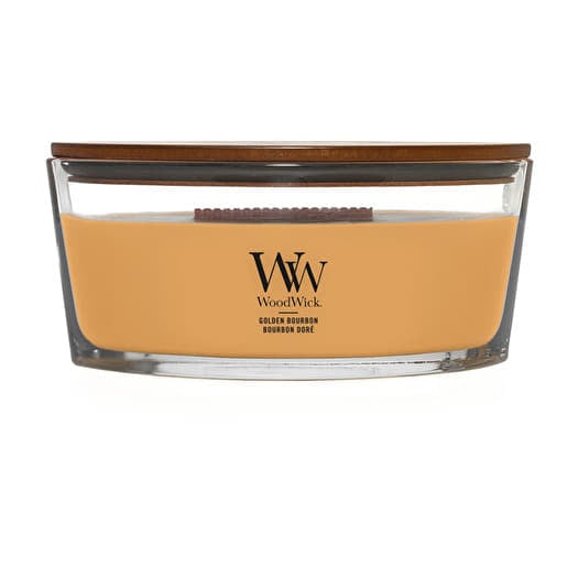 Woodwick Elipse Candle Golden Bourbon