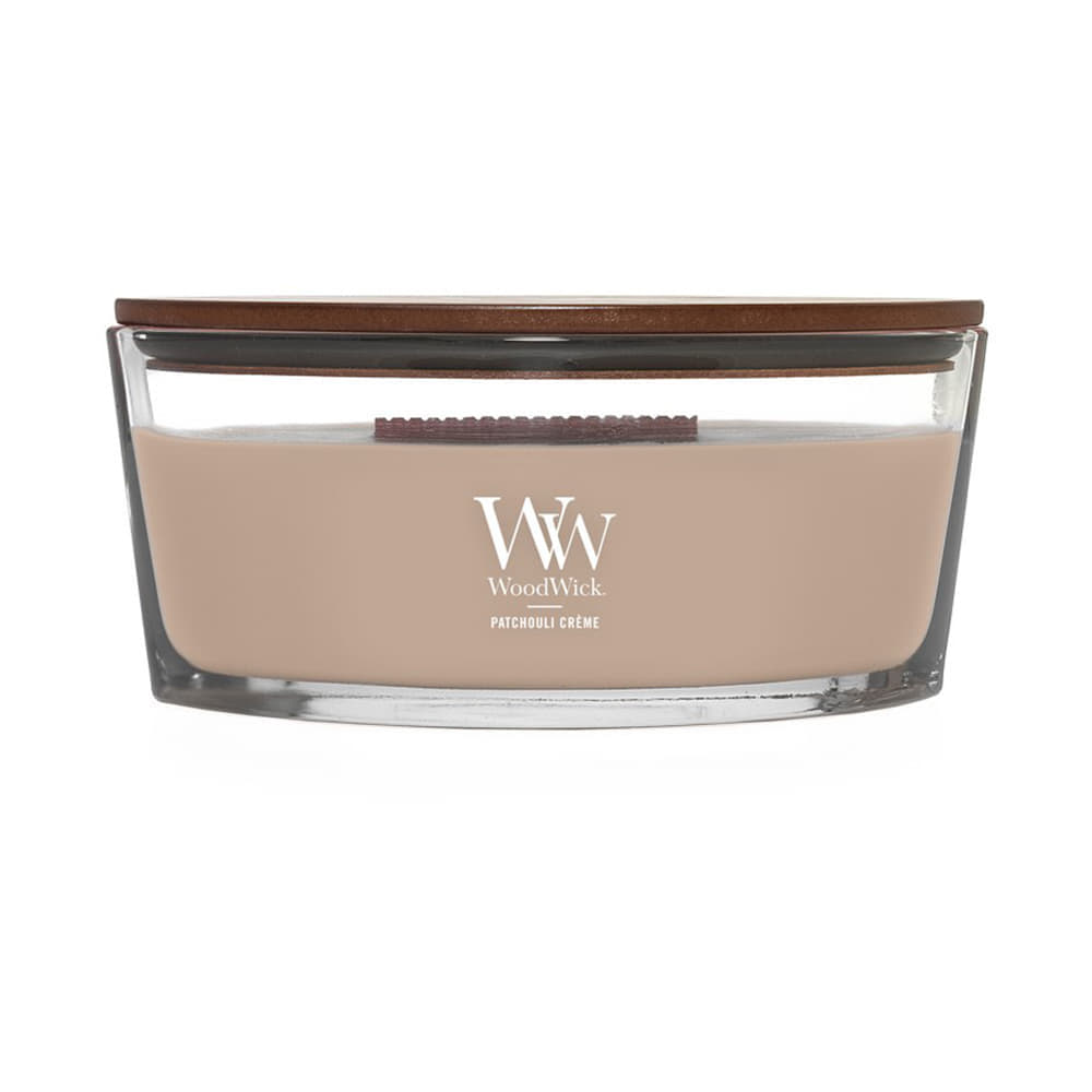 Woodwick Elipse Candle Patchouli Creme Universal