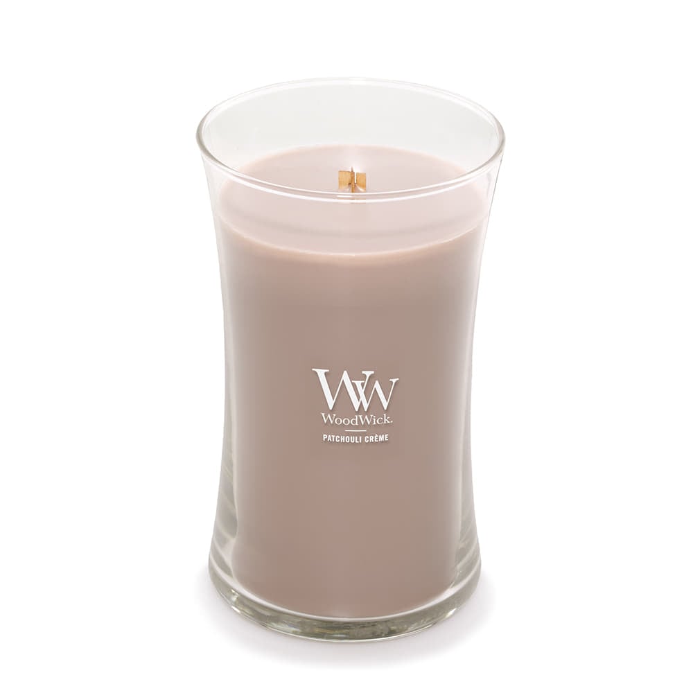 Ostatní doplňky Woodwick Large Hourglass Candle Patchouli Creme