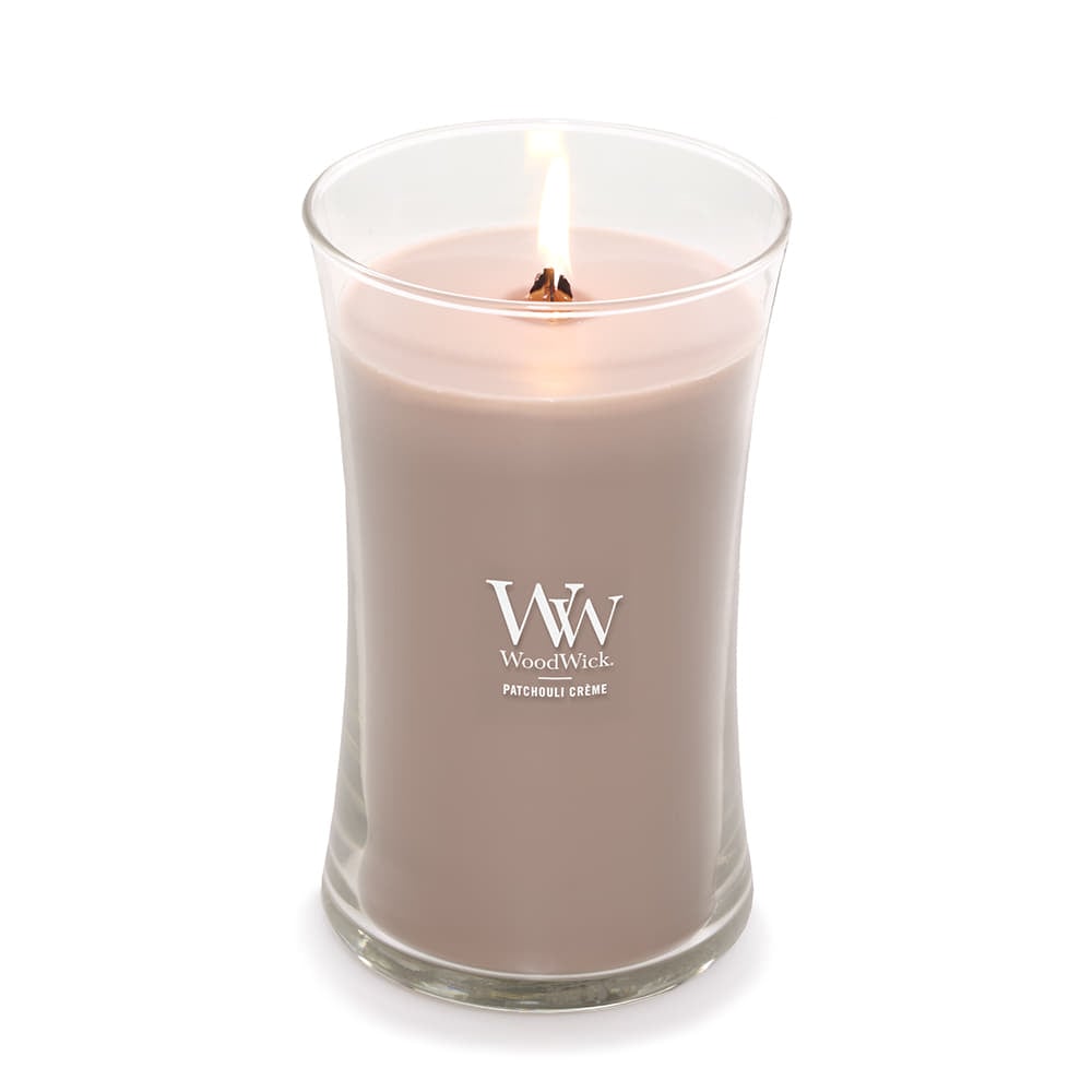Ostatní doplňky Woodwick Large Hourglass Candle Patchouli Creme