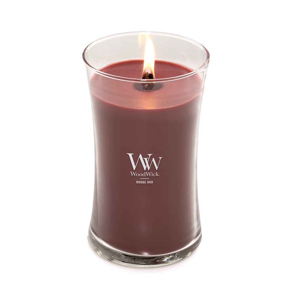 Ostatní doplňky Woodwick Large Hourglass Candle Rouge Oud