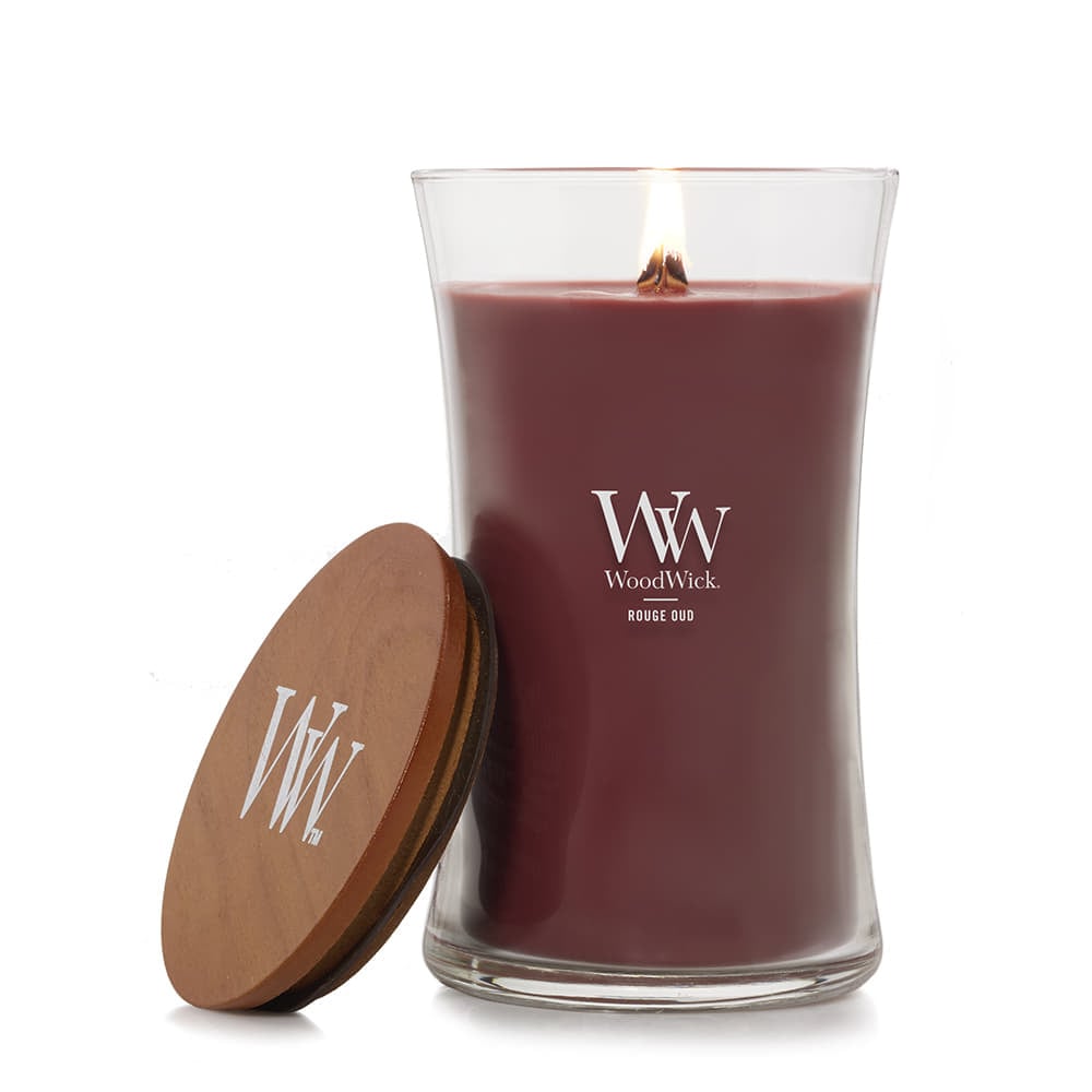 Ostatní doplňky Woodwick Large Hourglass Candle Rouge Oud