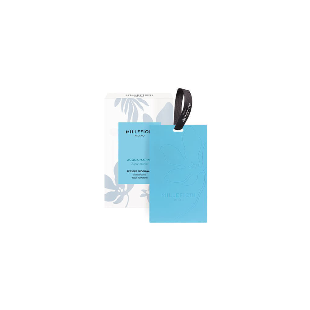 Millefiori Laundry Fragrance Card 3-Pack Acqua Marina Universal