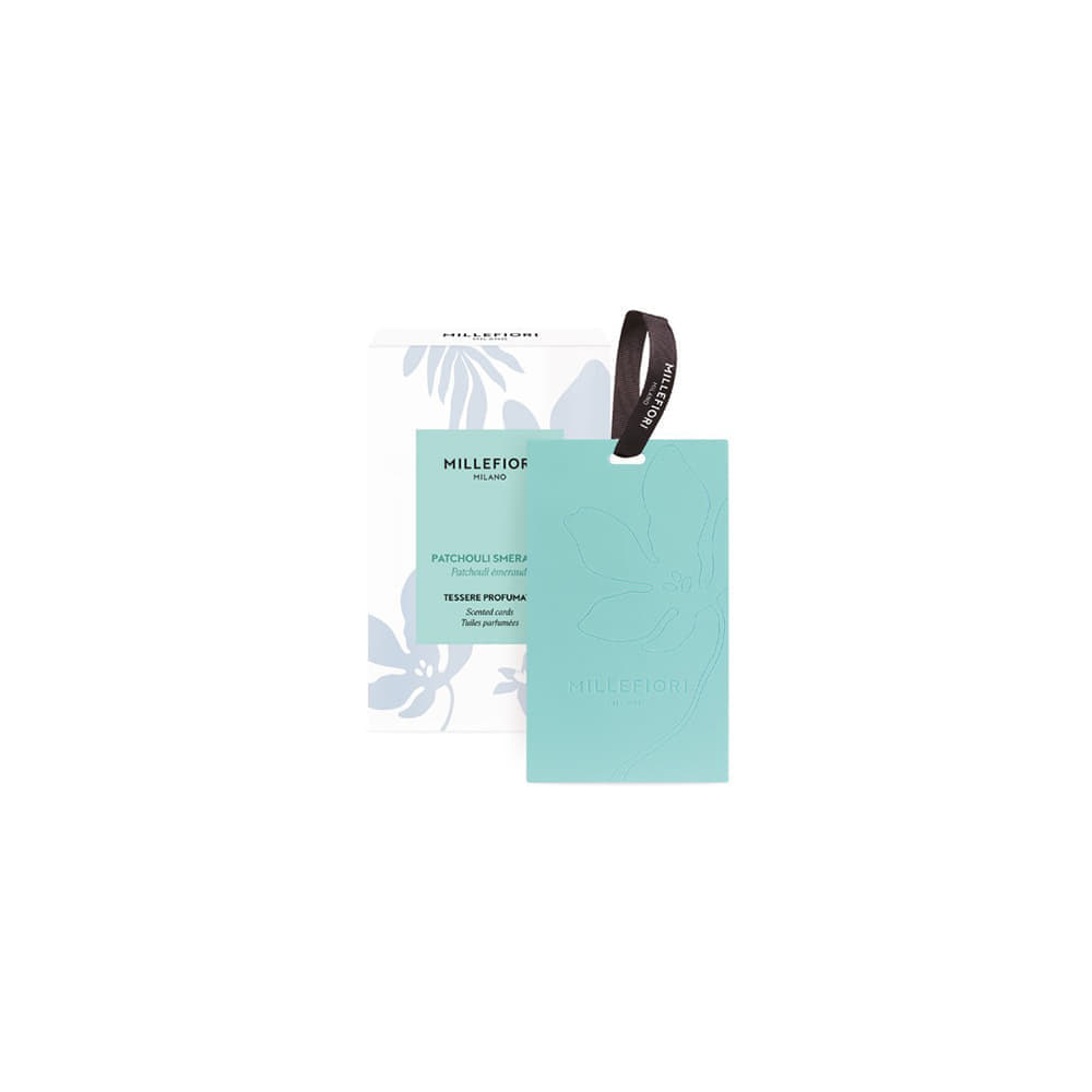 Millefiori Laundry Fragrance Card 3-Pack Patchouli Smeraldo Universal
