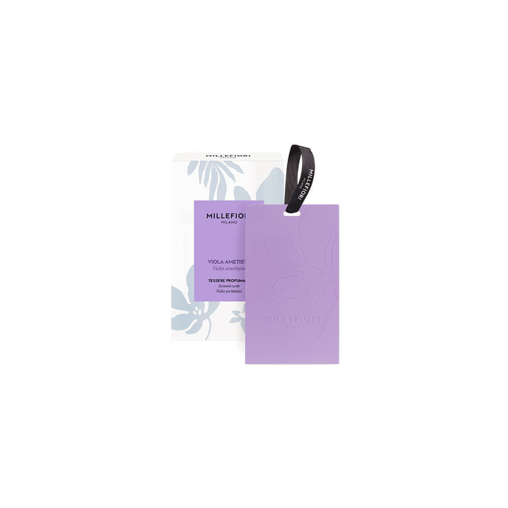 Millefiori Laundry Fragrance Card 3-Pack Viola Ametista Universal