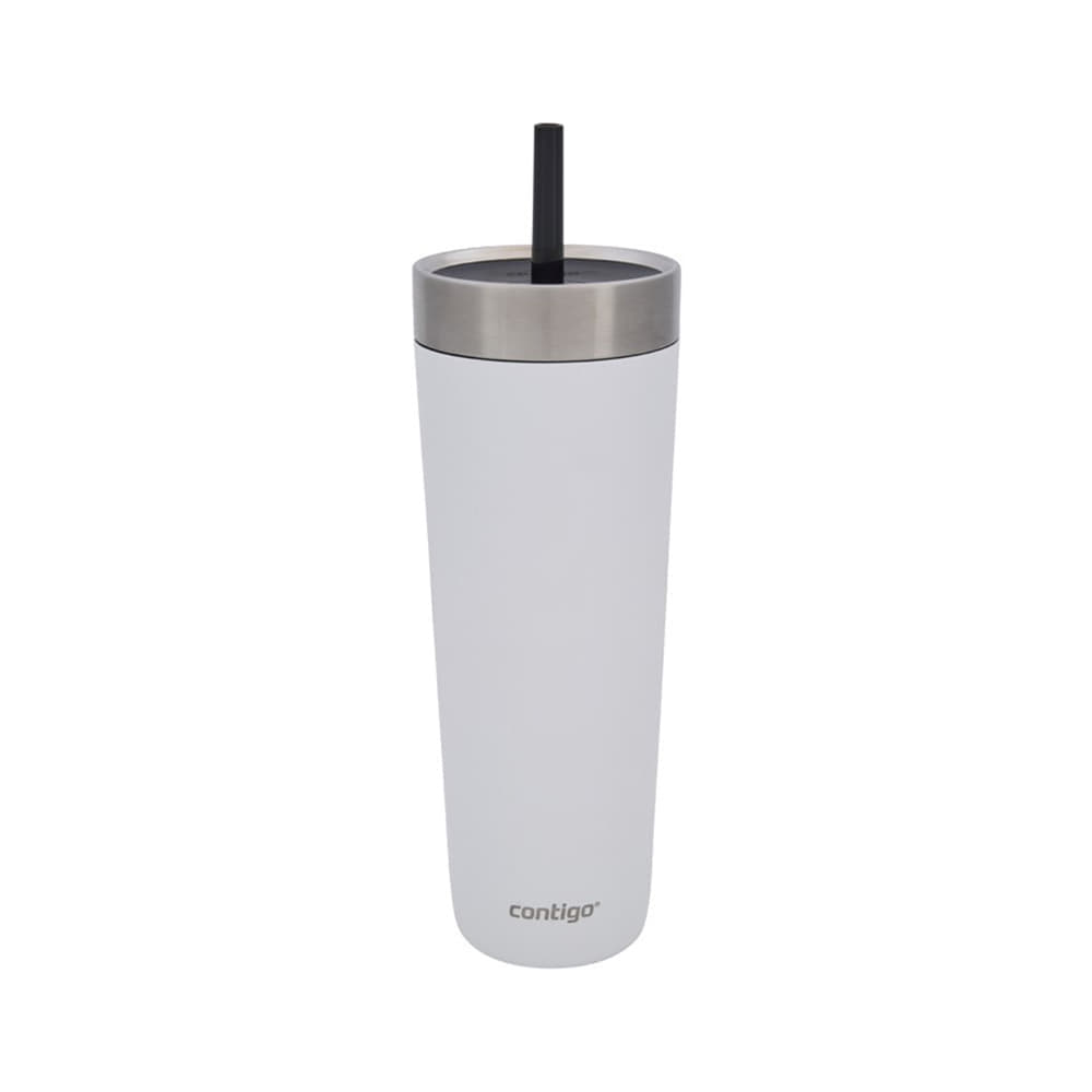 Contigo Water Bottle Luxe Spillproof Tumb 720 ml White Universal