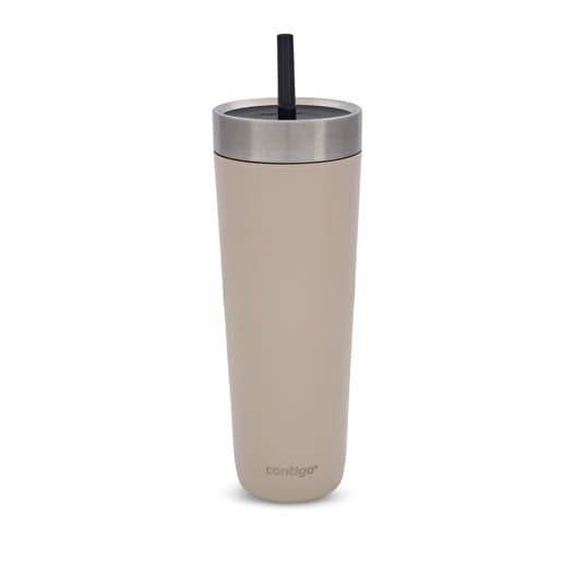 Contigo Water Bottle Luxe Spillproof Tumb 720 ml Light Brown