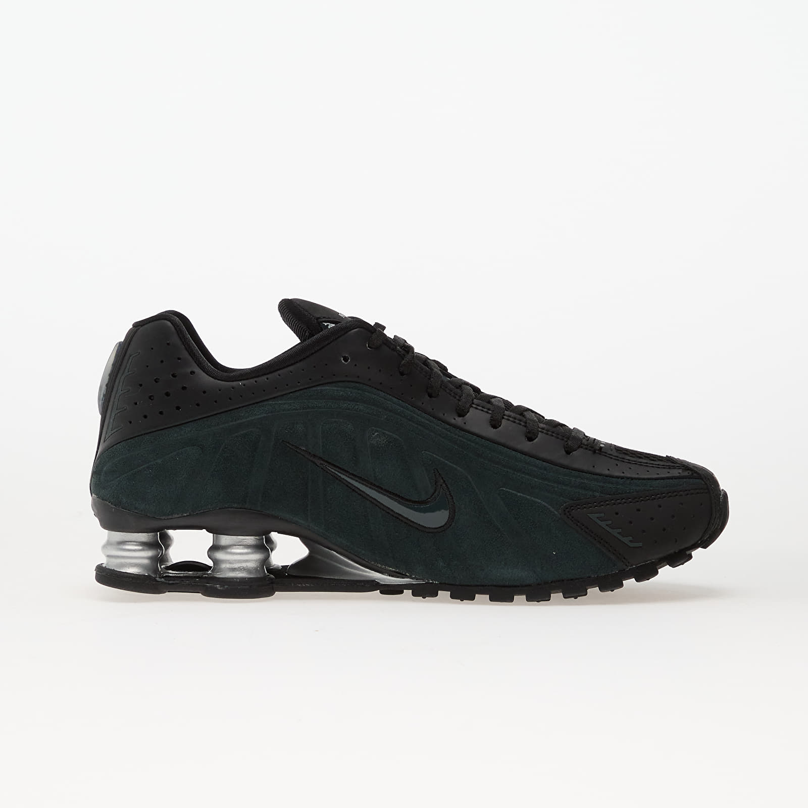 Damen Sneaker und Schuhe Nike W Shox R4 Black/ Seaweed-Mtlc Silver