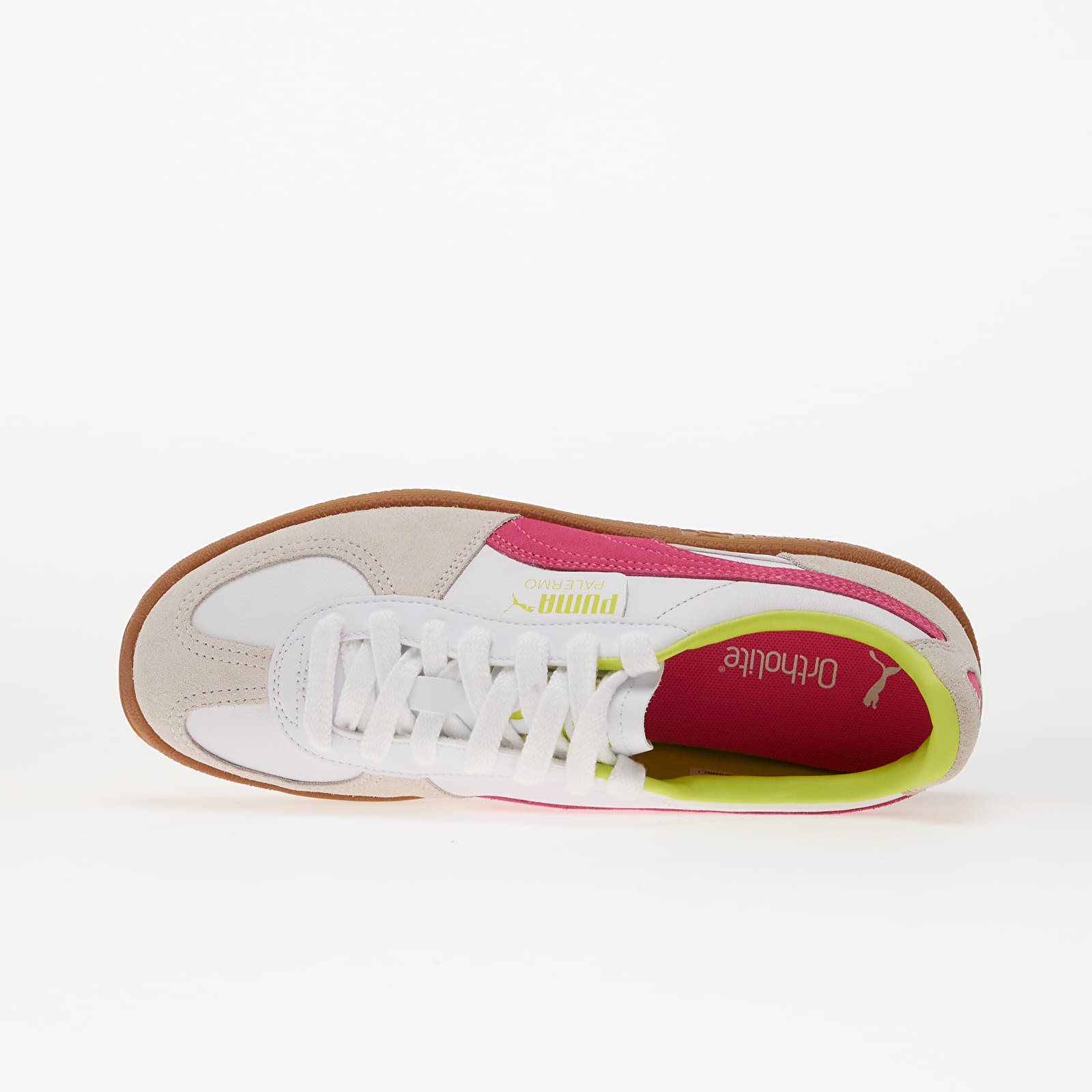 Herenschoenen Puma Palermo Lth Puma White-Fluro Pink Pes