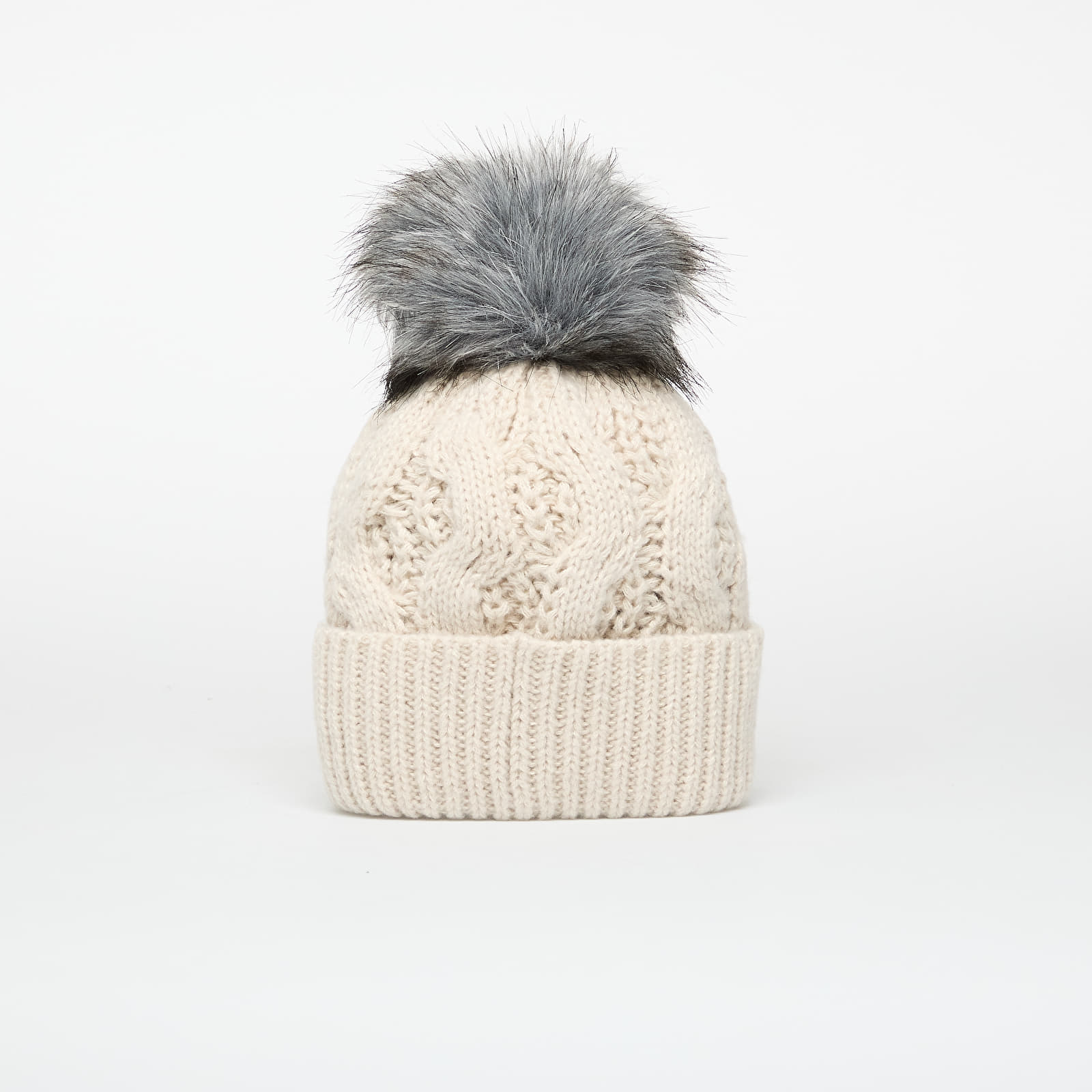 Pánské čepice Columbia Boundless Days™ Cable Knit Pom Beanie Dark Stone