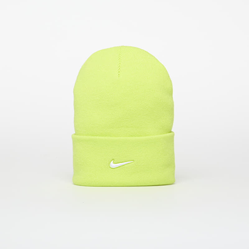 Nike Peak Swoosh Beanie Cyber/ White