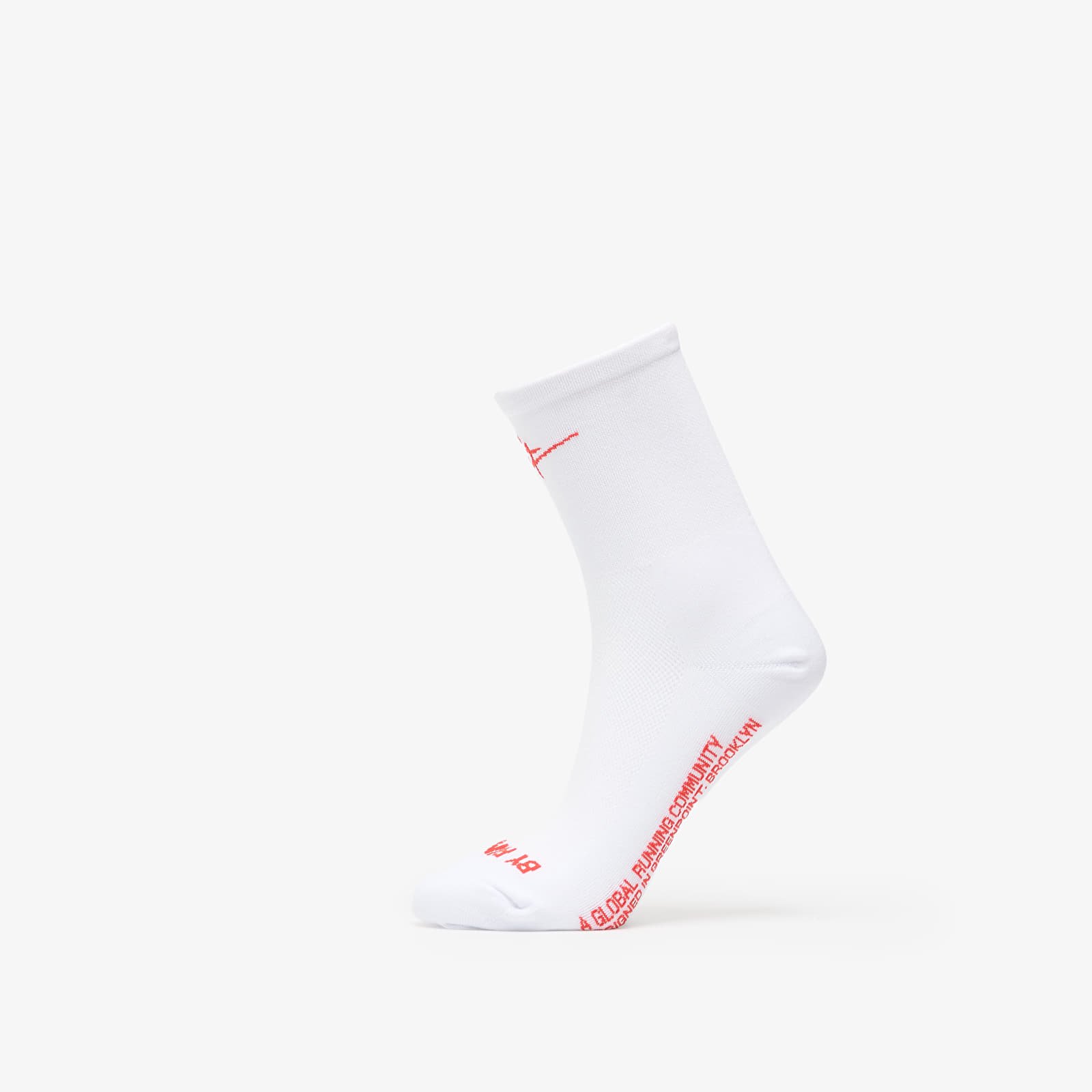 Strumpor för män Bandit Lite Run™ "Signature" Socks 2-Pack White/ Intense Red