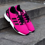 Adidas originals zx flux shop trainers bold pink/bold pink/white