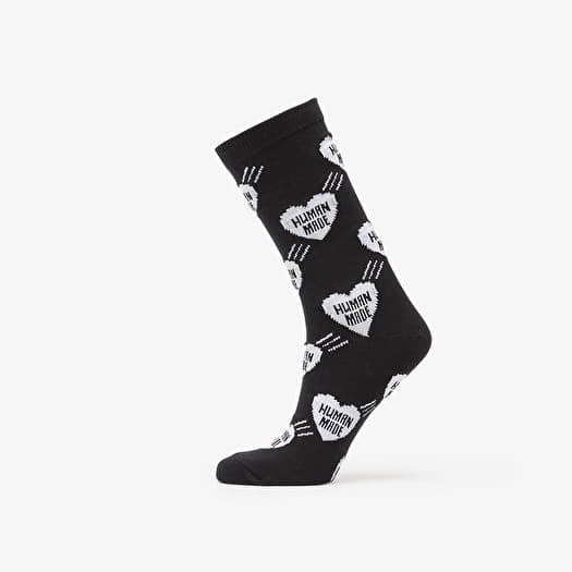 HUMAN MADE Heart Socks 1-pack Black