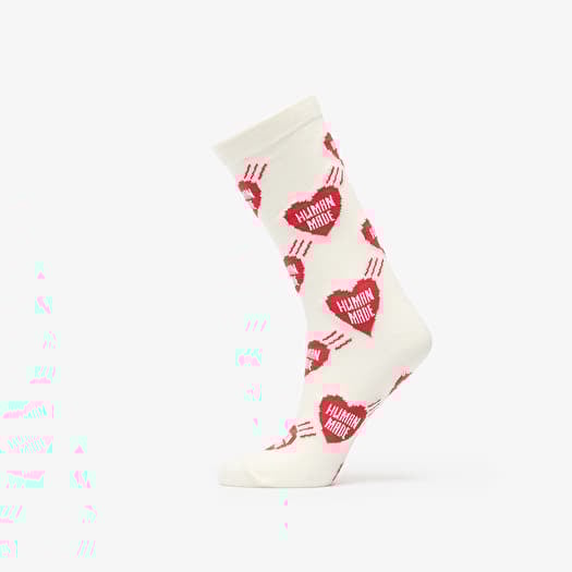 HUMAN MADE Heart Socks 1-pack White