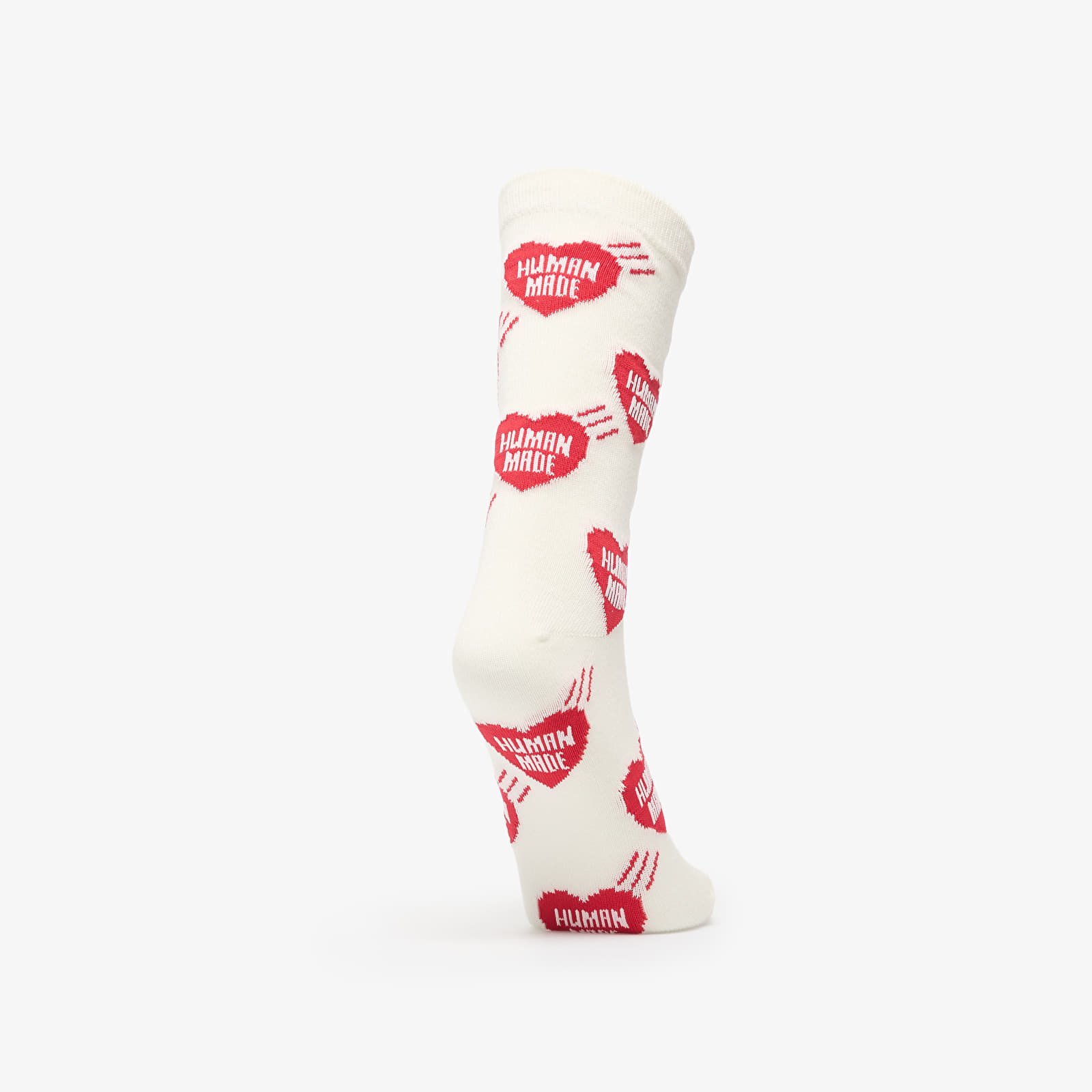 Calcetines de hombre HUMAN MADE Heart Socks 1-pack White