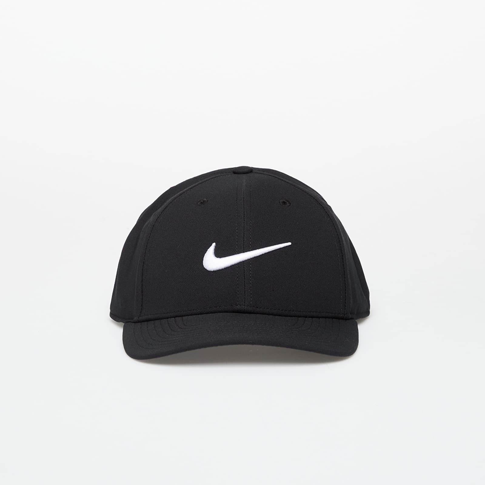 Mützen für Männer Nike Dri-FIT Club Structured Swoosh Cap Black/ White