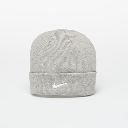 Nike Terra Swoosh Beanie Dk Grey Heather/ White