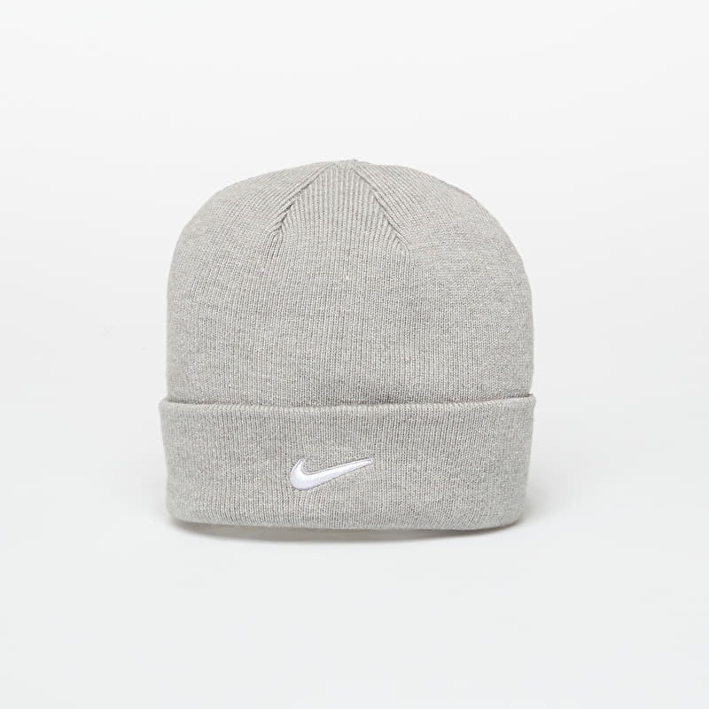 Nike Terra Swoosh Beanie Dk Grey Heather/ White