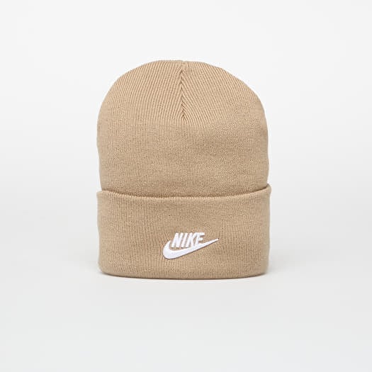 Mütze Nike Peak Futura Beanie Khaki/ White