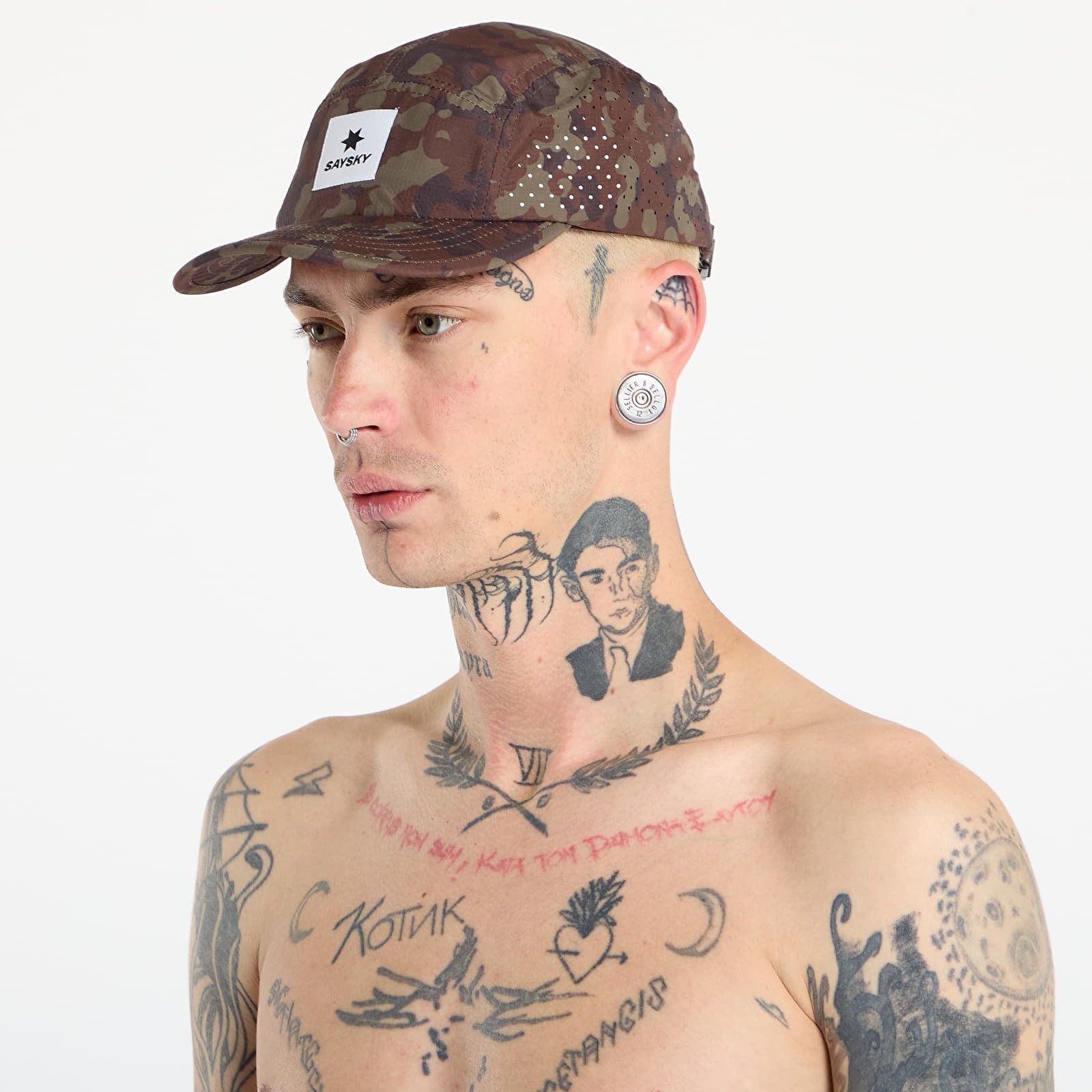 Caps SAYSKY Combat Shield Cap Brown AOP