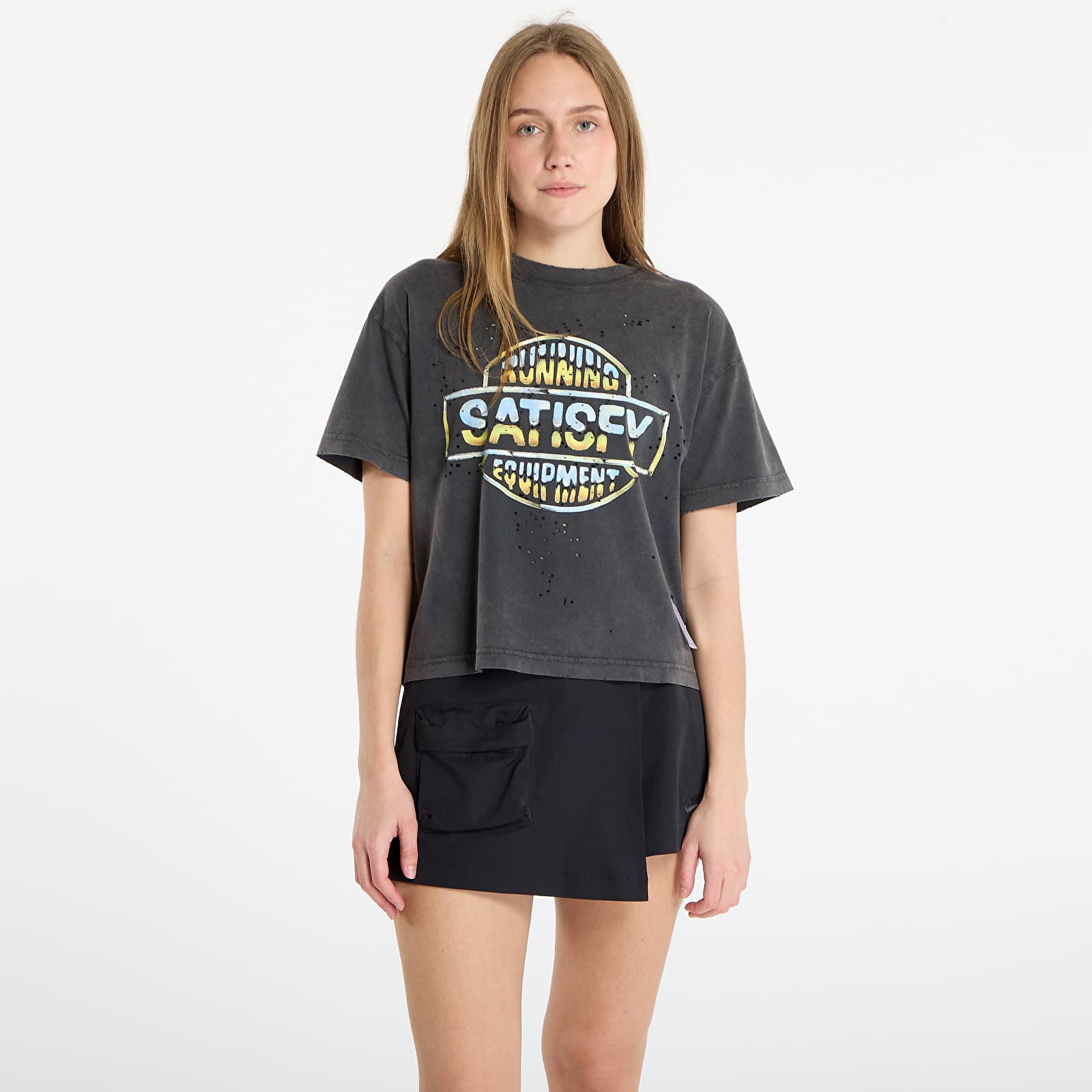 T-shirts Satisfy MothTech T-Shirt Aged Black