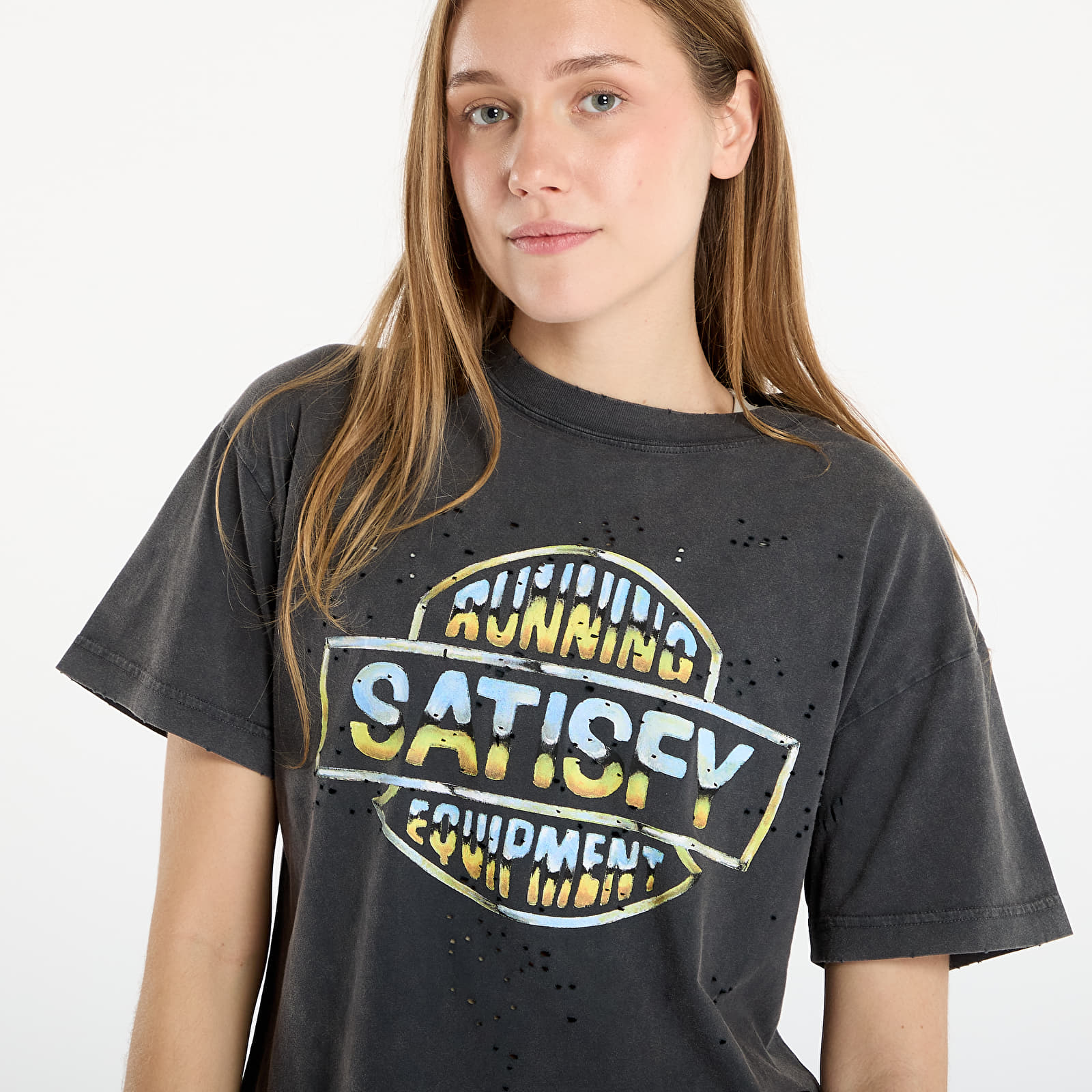 T-shirts Satisfy MothTech T-Shirt Aged Black