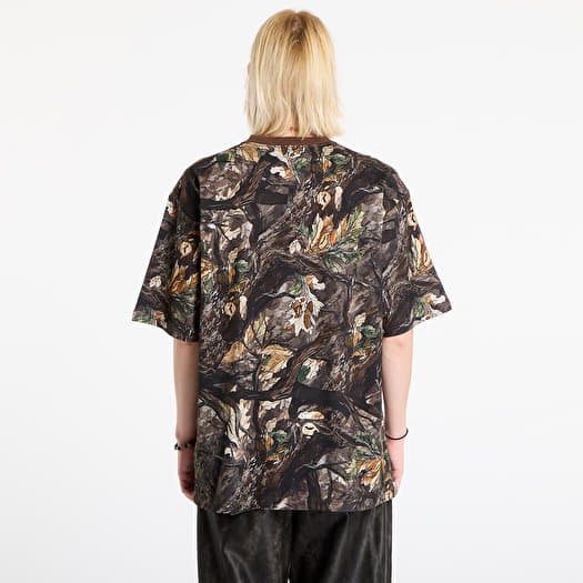 A BATHING APE Tree Edge Camo Ape Face Relaxed Fit Tee UNISEX Brown