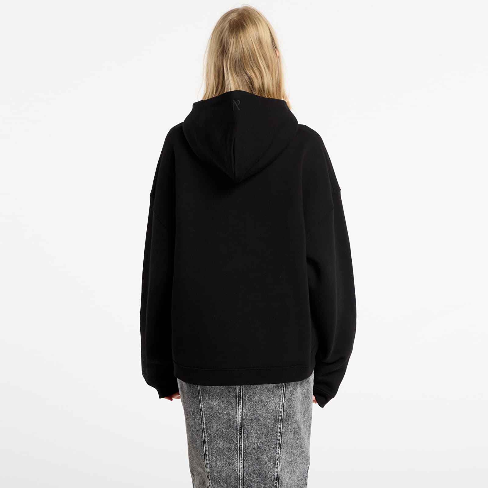 Mikinas ar kapuci un sporta krekli REPRESENT Initial Boxy Oversized Hoodie UNISEX Black