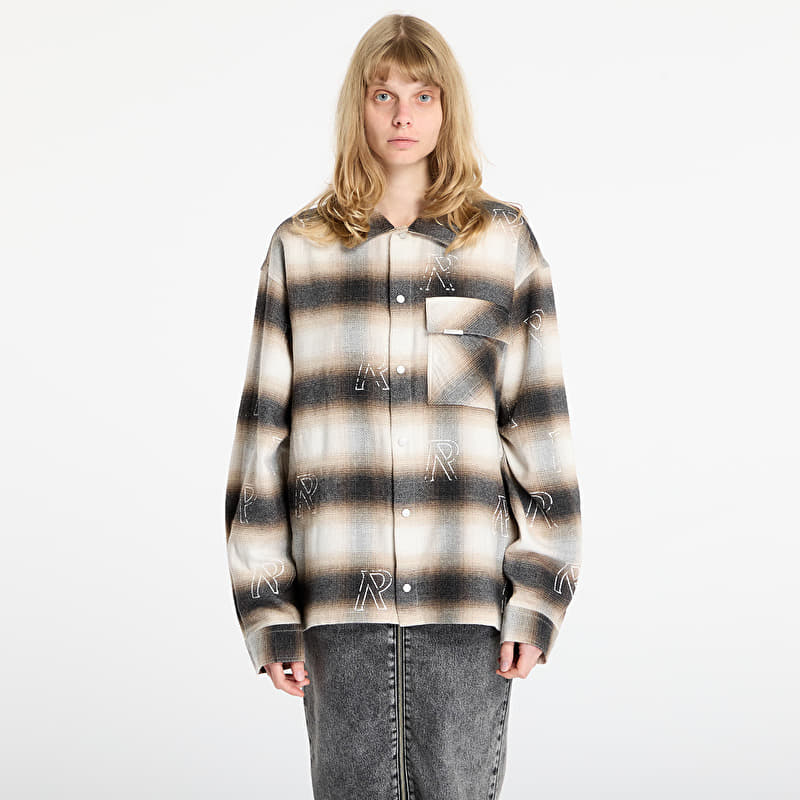 Chemise REPRESENT All Over Initial Flannel UNISEX Latte