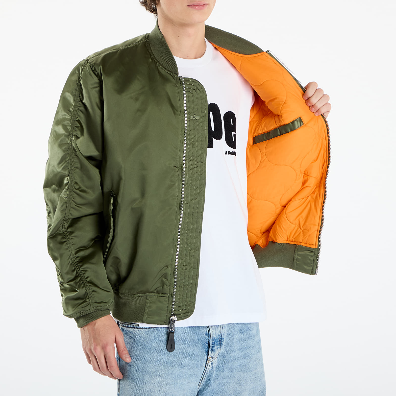Jakker Alpha Industries MA-1 UV Sage/ Green