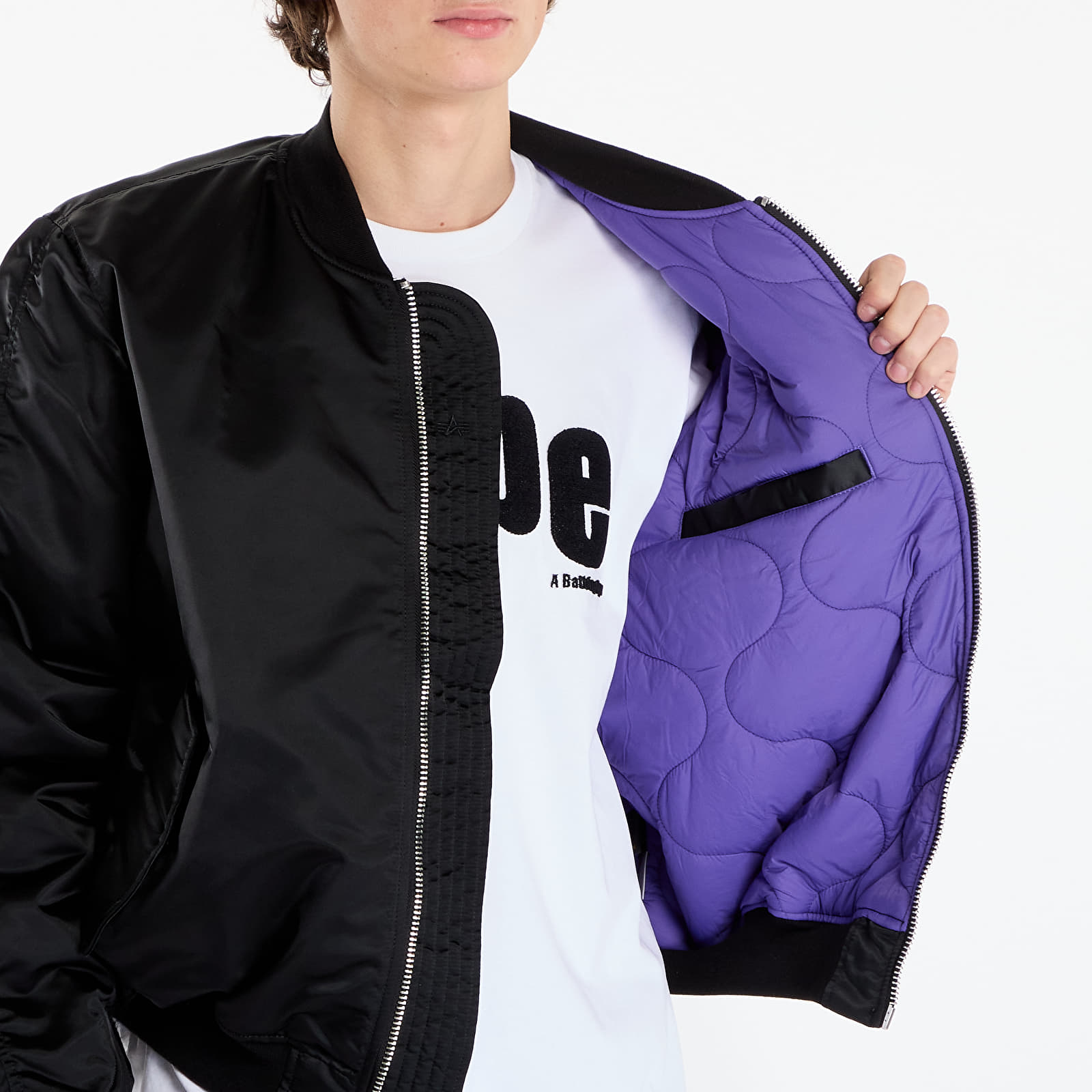 Jakker Alpha Industries MA-1 UV Black