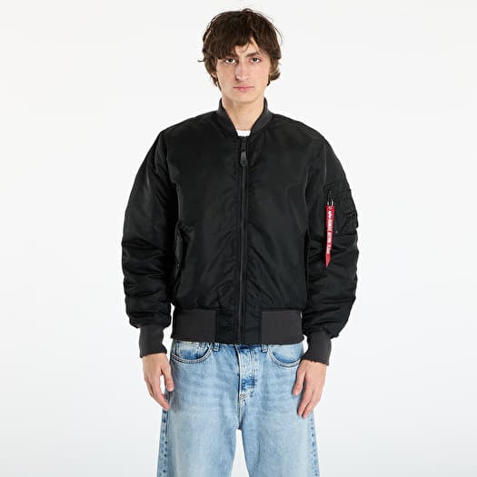 Jacka Alpha Industries MA-1 Distressed Black