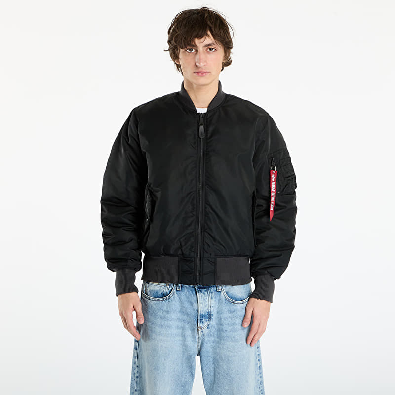Giacca Alpha Industries MA-1 Distressed Black