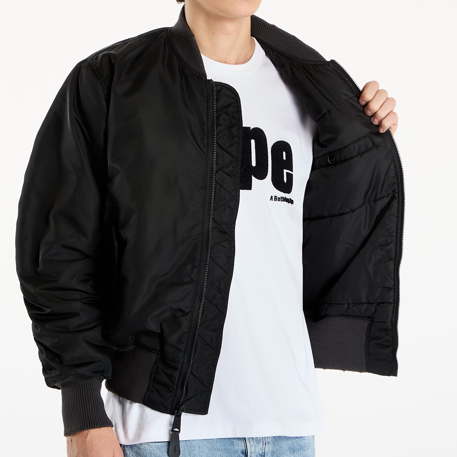 Jassen Alpha Industries MA-1 Distressed Black