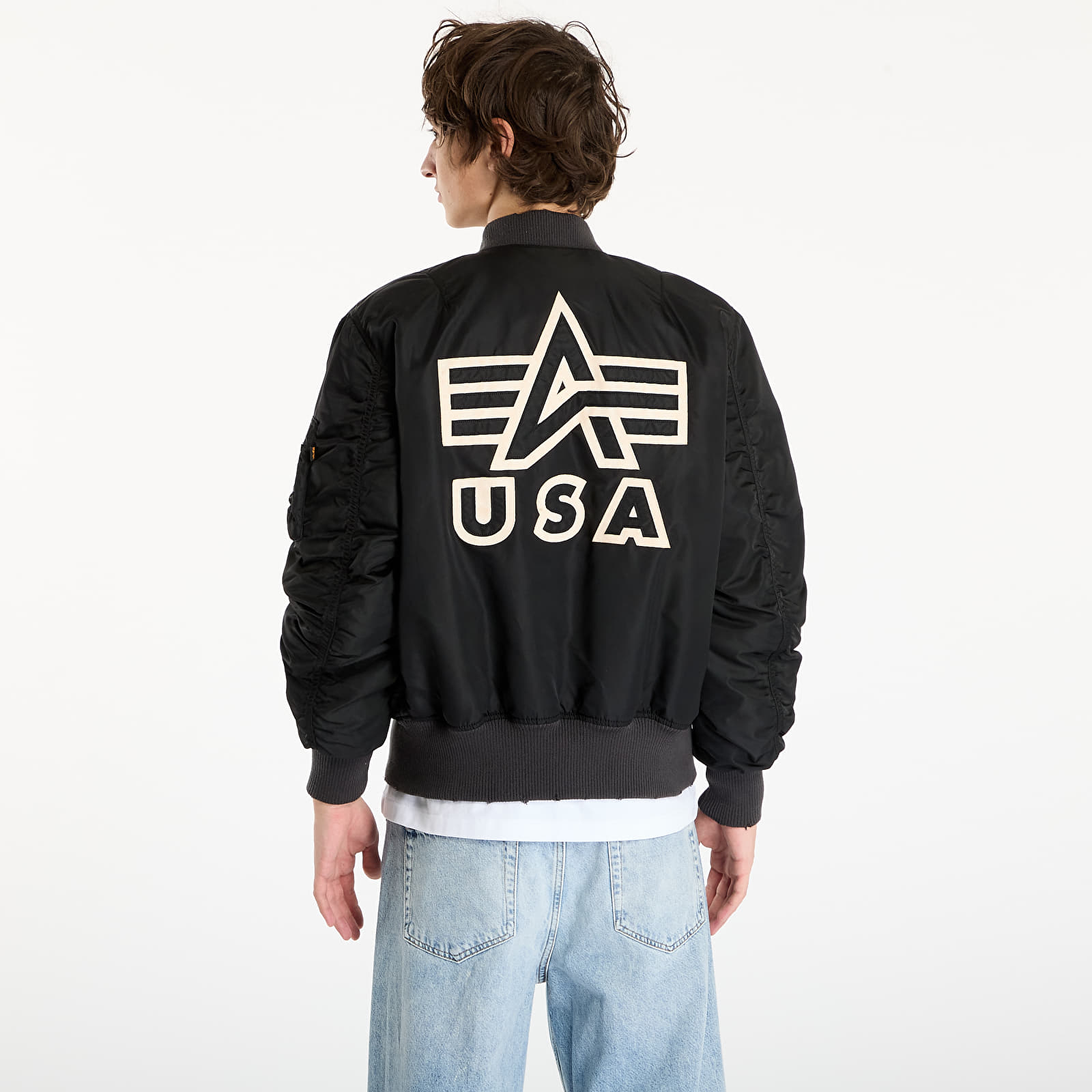 Jassen Alpha Industries MA-1 Distressed Black
