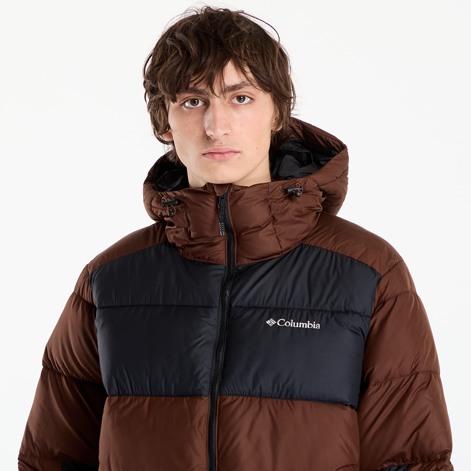 Jakker for menn Columbia Pike Lake™ II Hooded Jacket Tobacco/ Black
