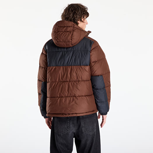 TIBI SS25コットン スクエアネック ジャケット 2 バーガンディ Men's jackets Columbia Pike Lake™ II Hooded Jacket Tobacco/ Black