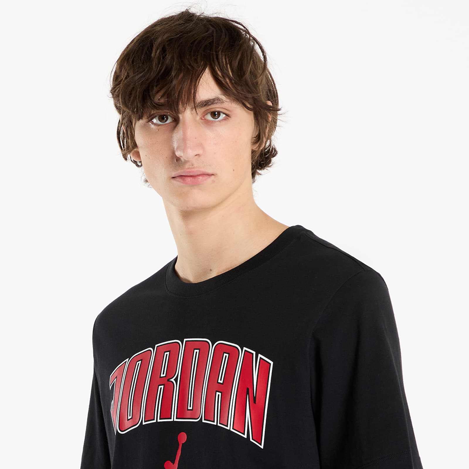 T-shirts Jordan Men's T-shirt Black/ Gym Red/ Gym Red