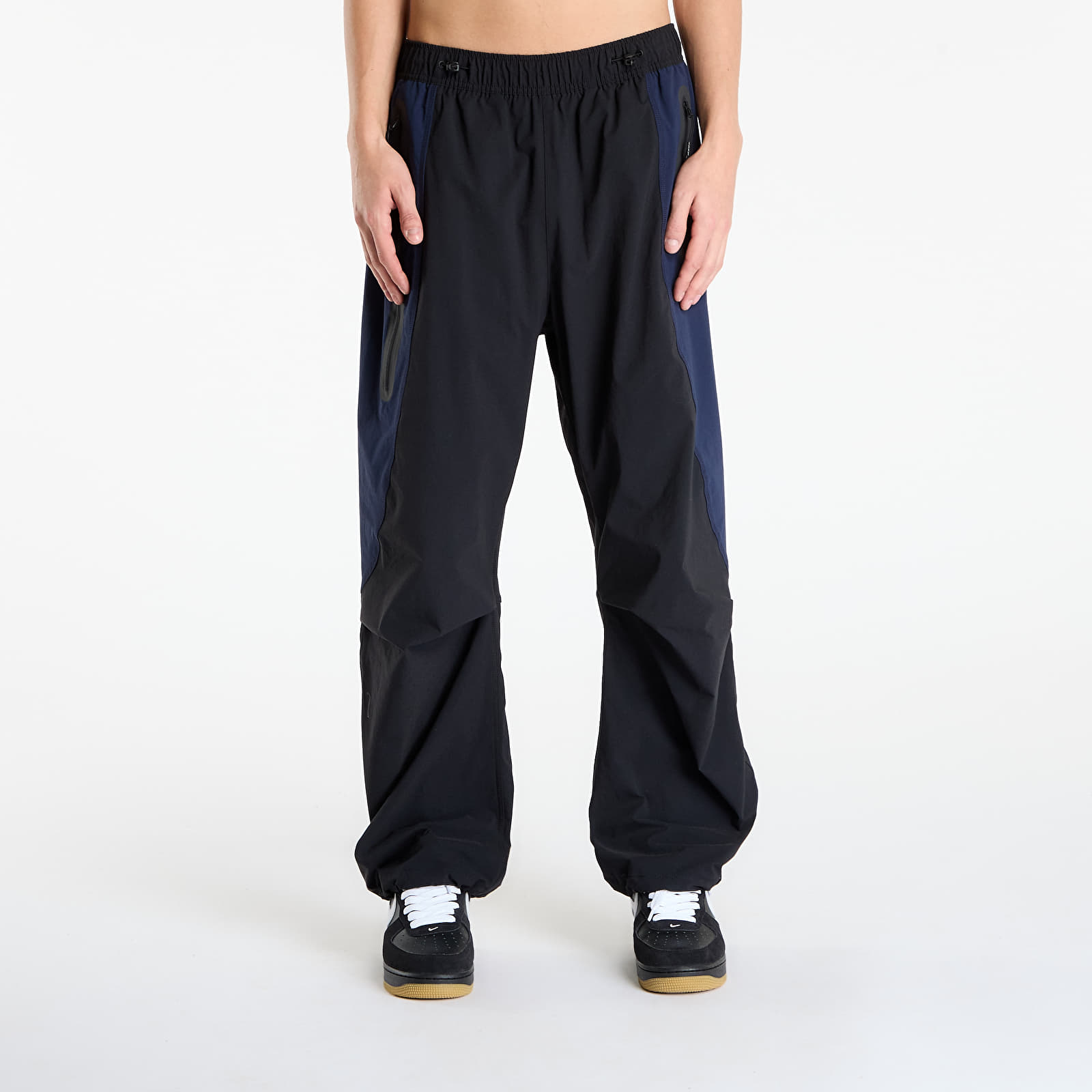 Παντελόνια Nike Tech Men's Dri-FIT Woven Color-Block Oversized Pants Black/ Obsidian/ Black